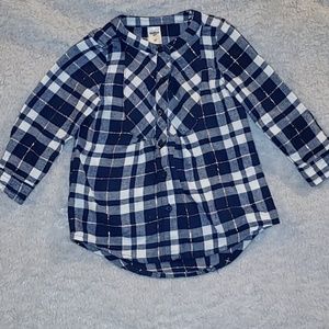 Toddler Girl Plaid Flannel Shirt